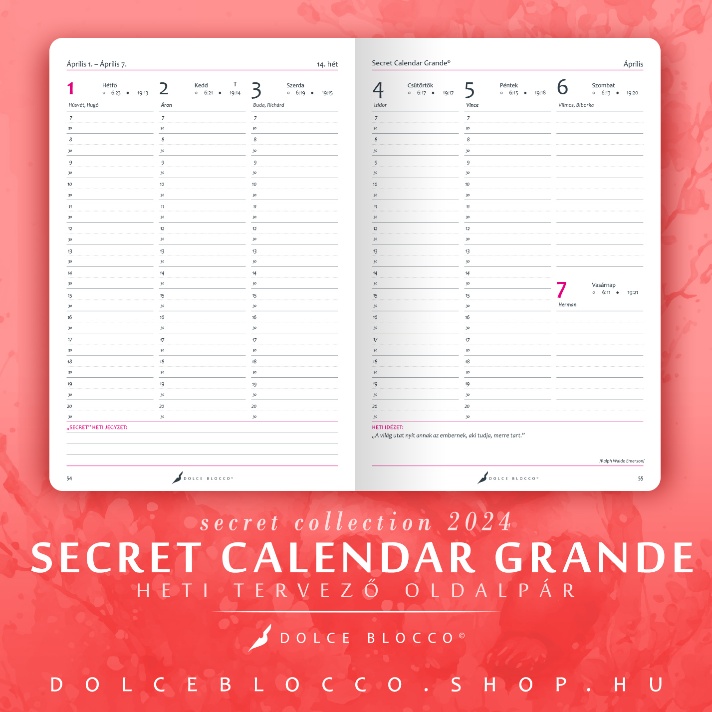 Secret CALENDAR GRANDE 2024